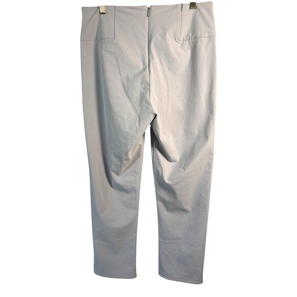 Athleta Wander Pants Size 12 Slim Straight Crop Gray NWT $98 Straight Stretch - Picture 5 of 9